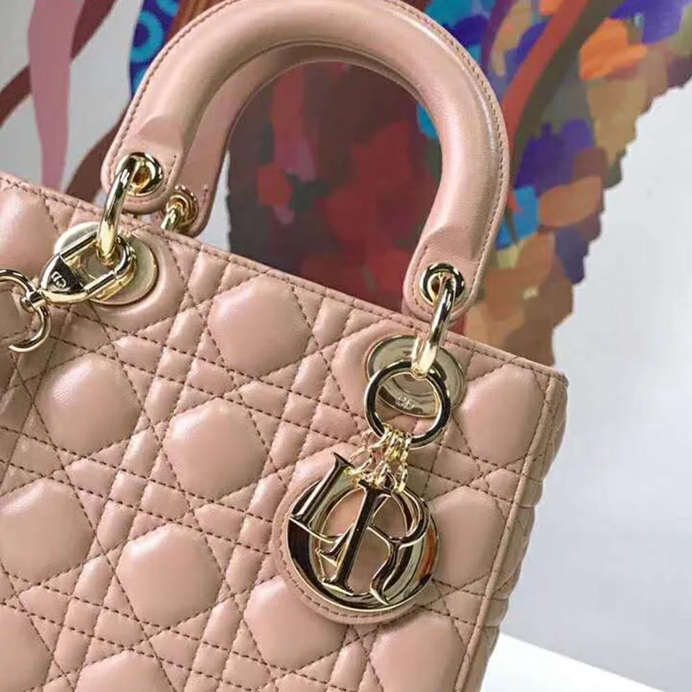 Dior MY ABCDIOR Lambskin Personalize Bag for Women in Pink