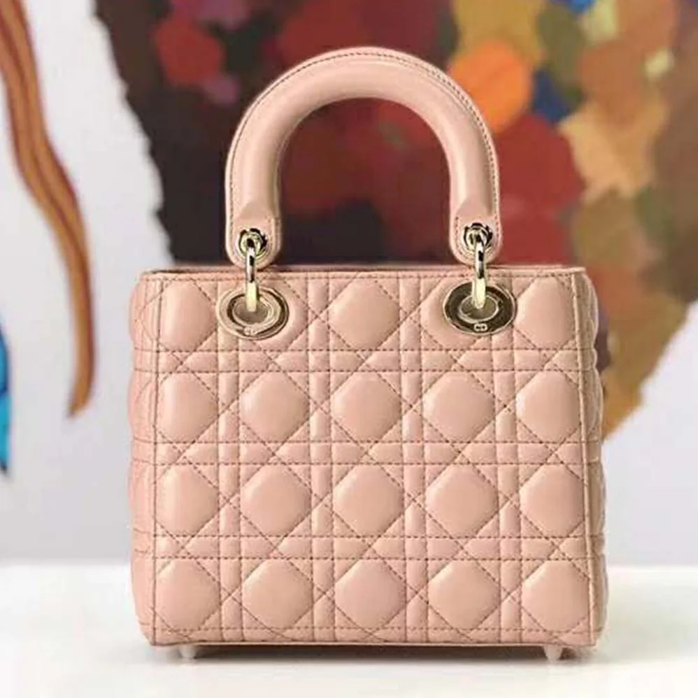 Dior MY ABCDIOR Lambskin Personalize Bag for Women in Pink