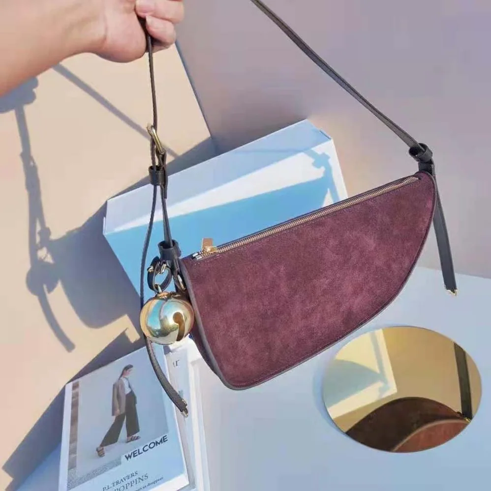Burberry Small Shield Sling Bag for Women in Brown