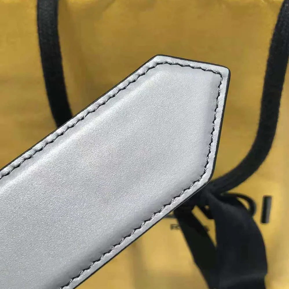 Fendi Gray Leather Belt for Women