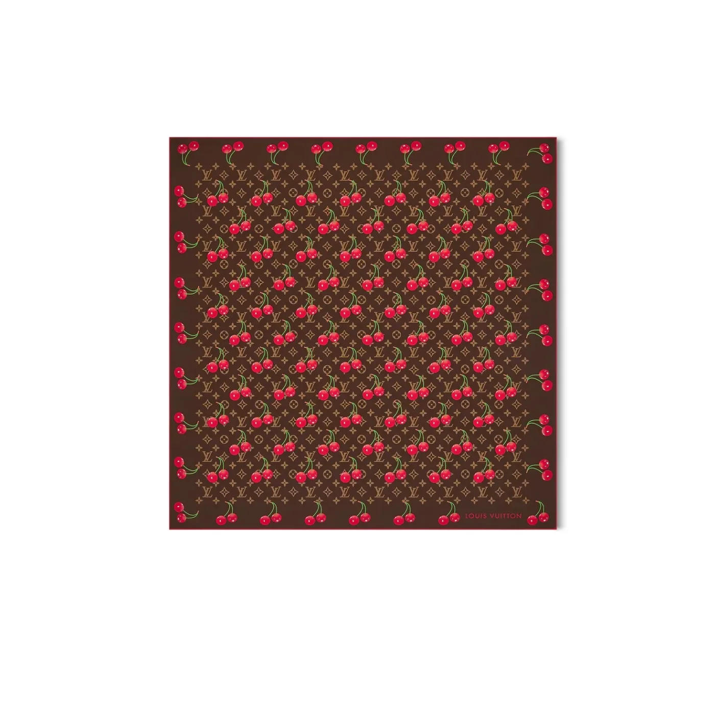 Louis Vuitton LV x TM Monogram Cerise Square 90 Brown /