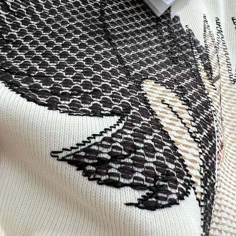 Loewe Chihiro Oversize Embroidered T-shirt in Hemp and Cotton for Women Loewe Chihiro Oversize Embroidered T-shirt in Hemp and Cotton for Women