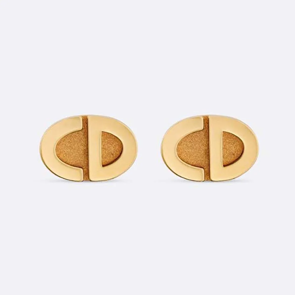 Dior Forever Dior Stud Earrings Gold for Women in Finish Metal Dior Forever Dior Stud Earrings Gold for Women in Finish Metal