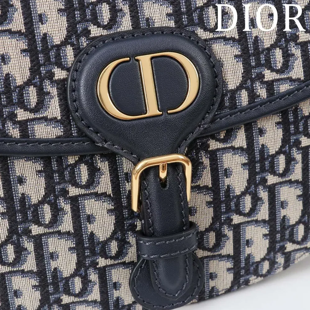 Dior Medium Dior Bobby Bag Blue Dior Oblique Jacquard for Women
