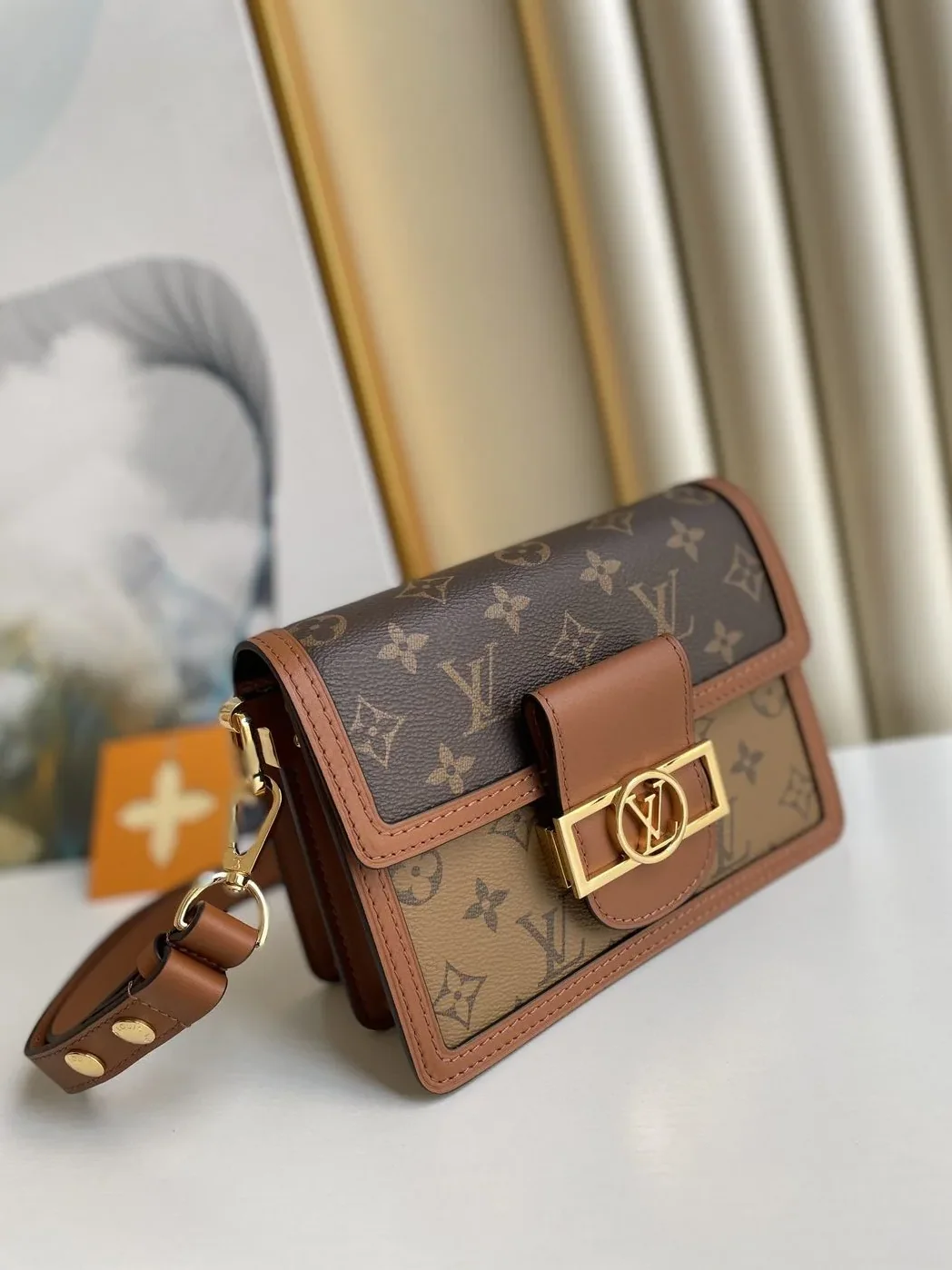 Louis Vuitton Mini Dauphine Monogram And Monogram Reverse Canvas By Nicolas Ghesquière For Spring in Summer