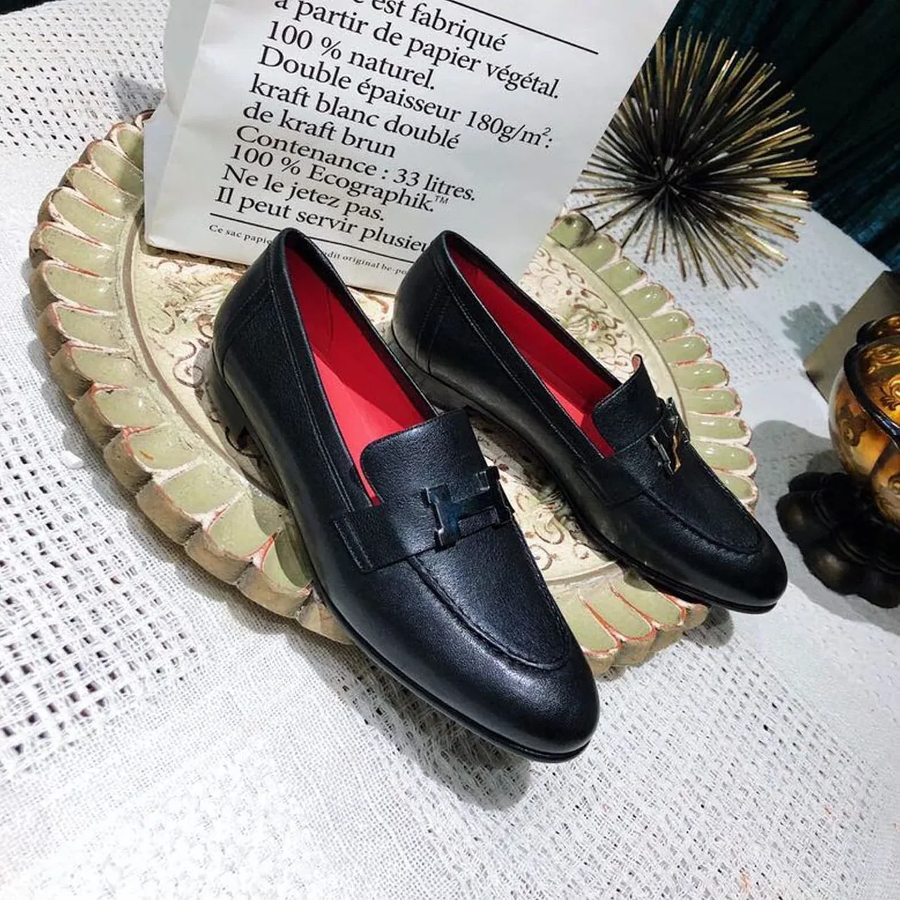 Hermes Dalhia Loafers Black Hermes Dalhia Loafers Black