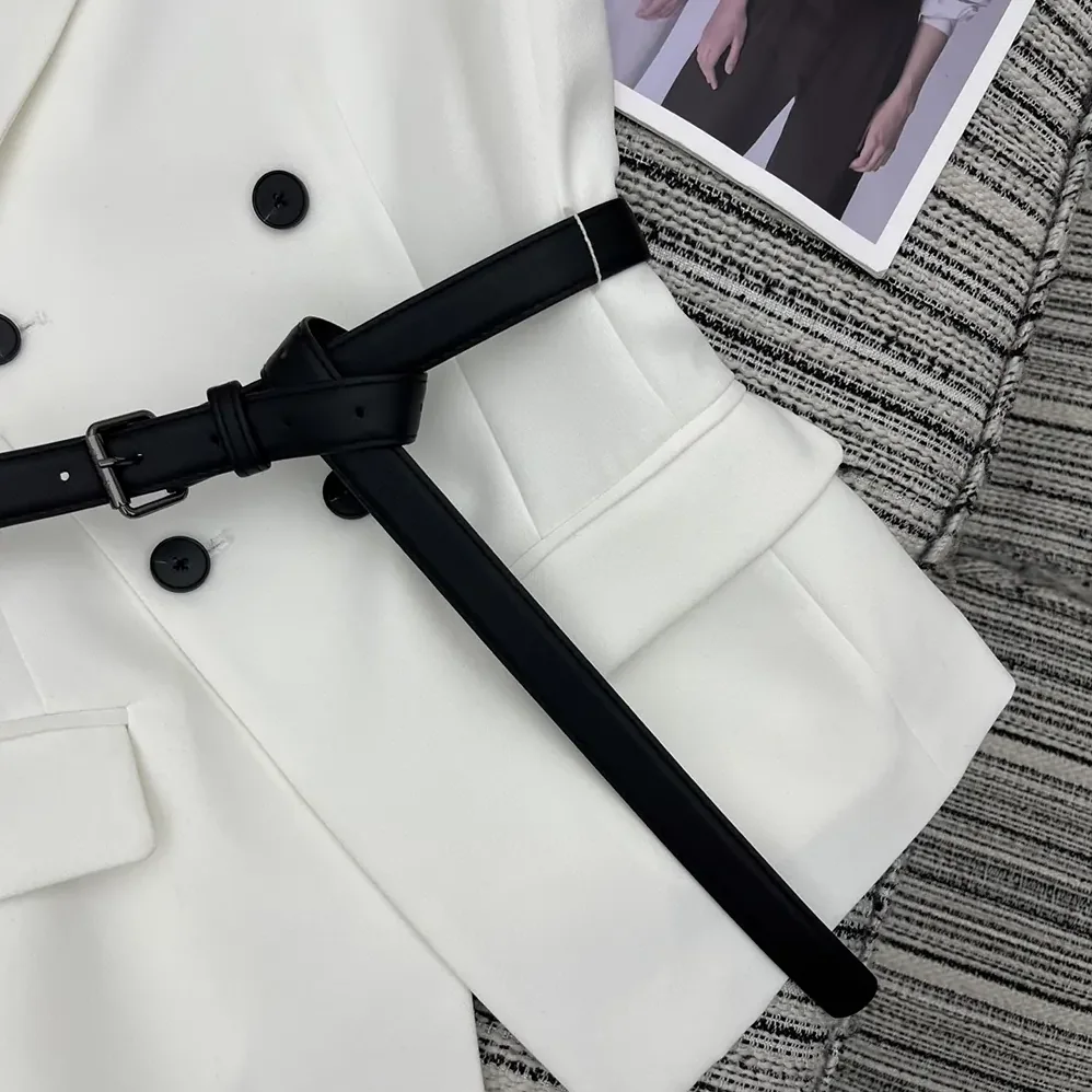 Dior Asymmetric Short-Sleeved Jacket with Belt Ecru Virgin Wool and Silk Grain de Poudre for Women Dior Asymmetric Short-Sleeved Jacket with Belt Ecru Virgin Wool and Silk Grain de Poudre for Women