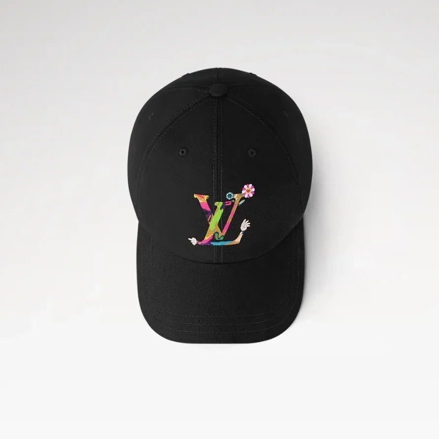 Louis Vuitton LV x TM Superflat Cap Black