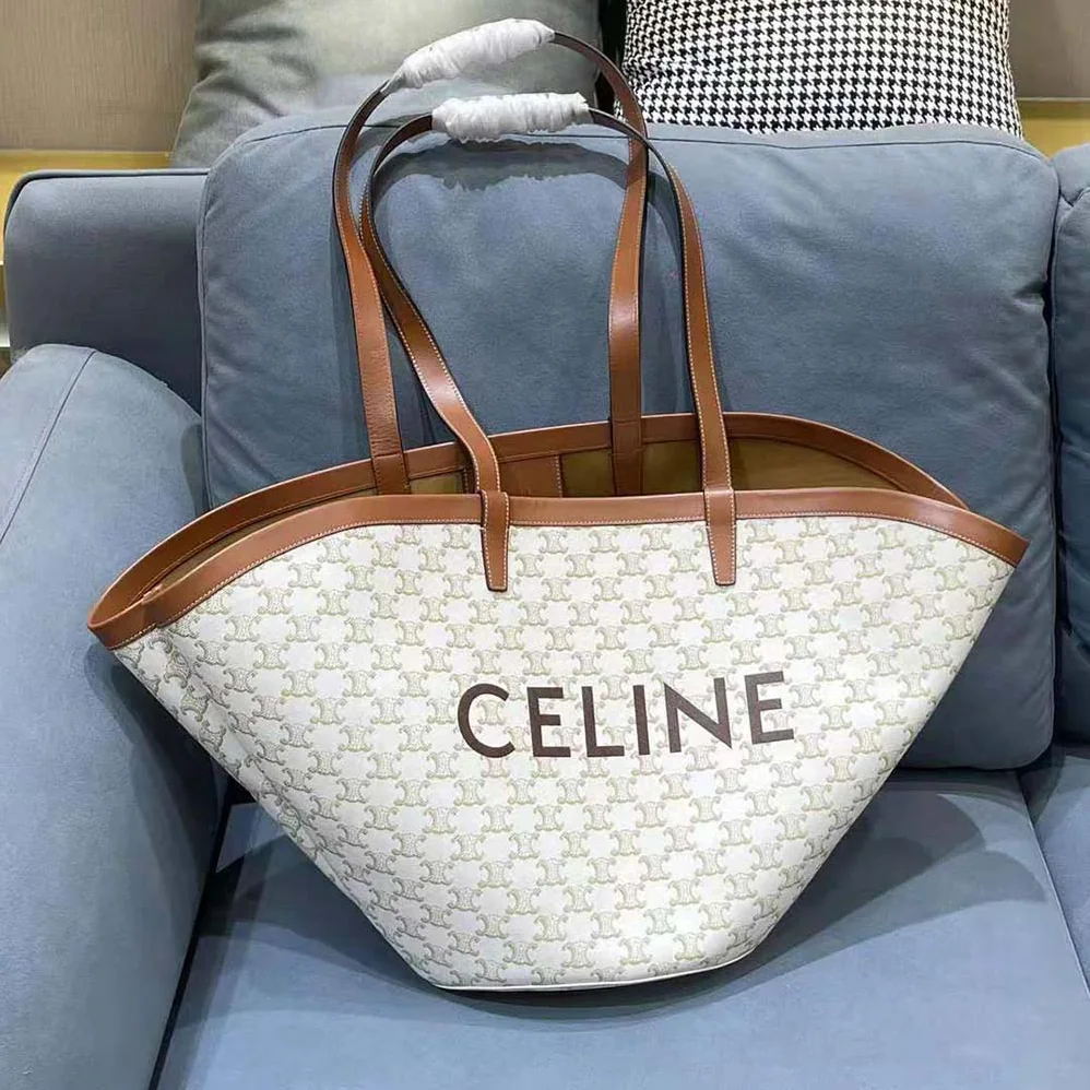 Celine Medium Couffin Bag in Triomphe Canvas Celine Print for Women
