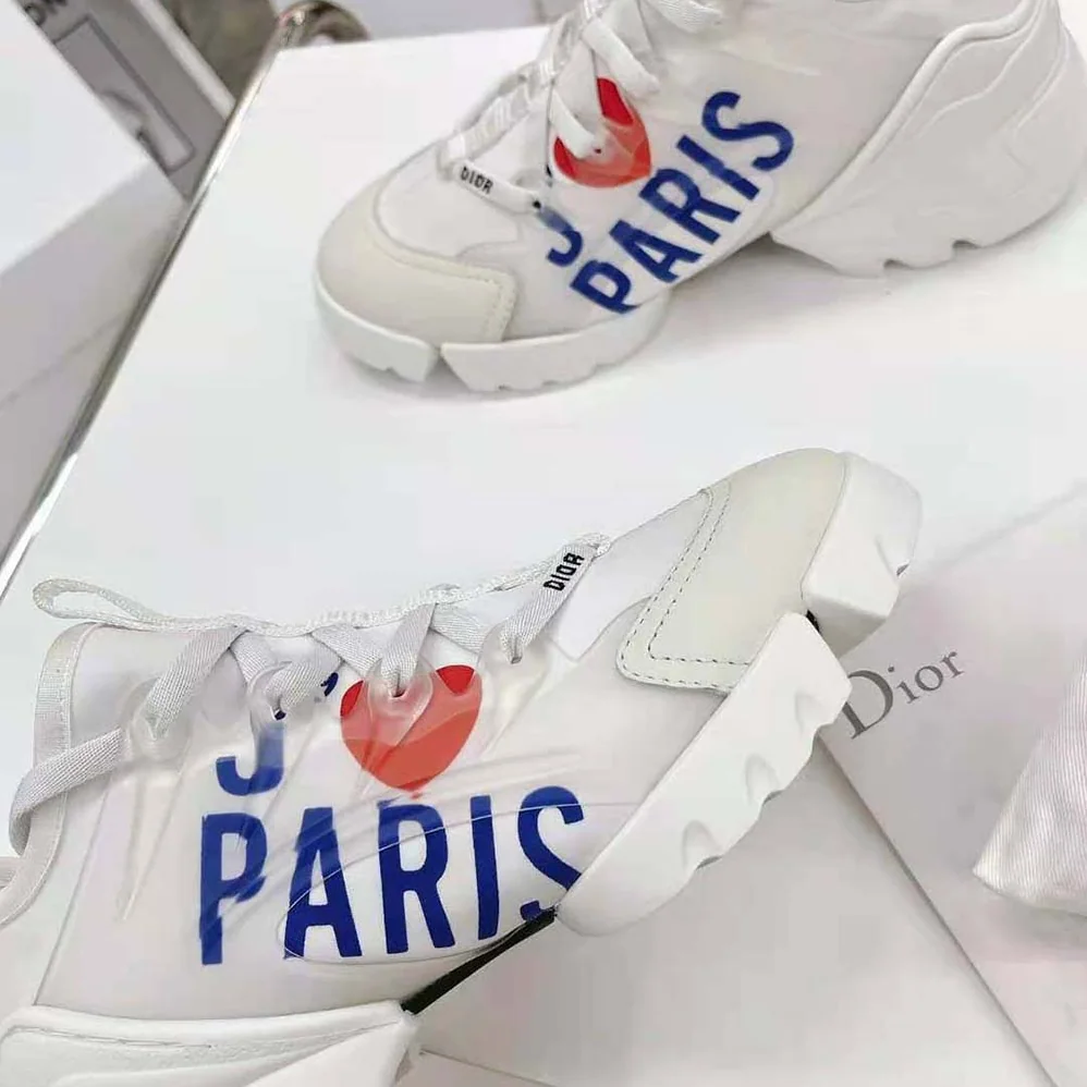 Dior D-connect Sneaker White J Adior Paris Technical Fabric for Women