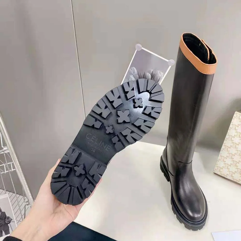 Celine Margaret High Boot in Calfskin for Women