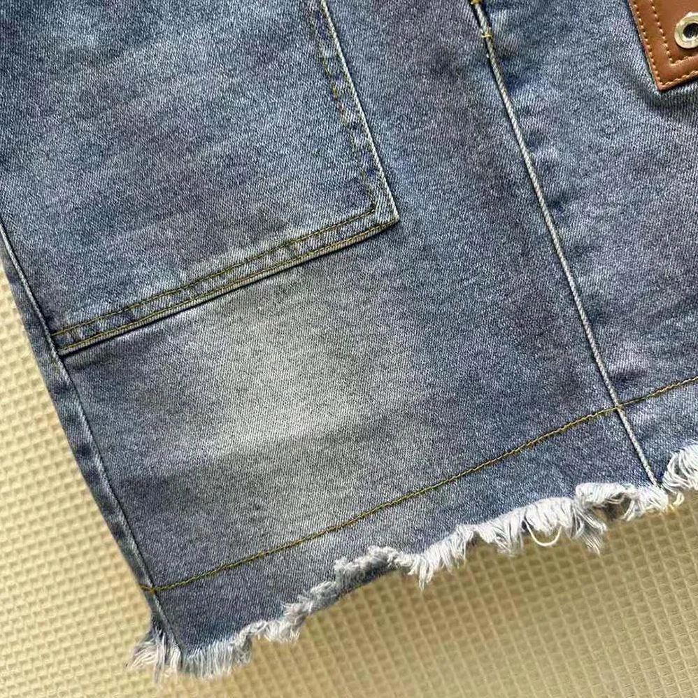 Fendi Blue Denim Skirt with a Medium for Women in Low Waistline