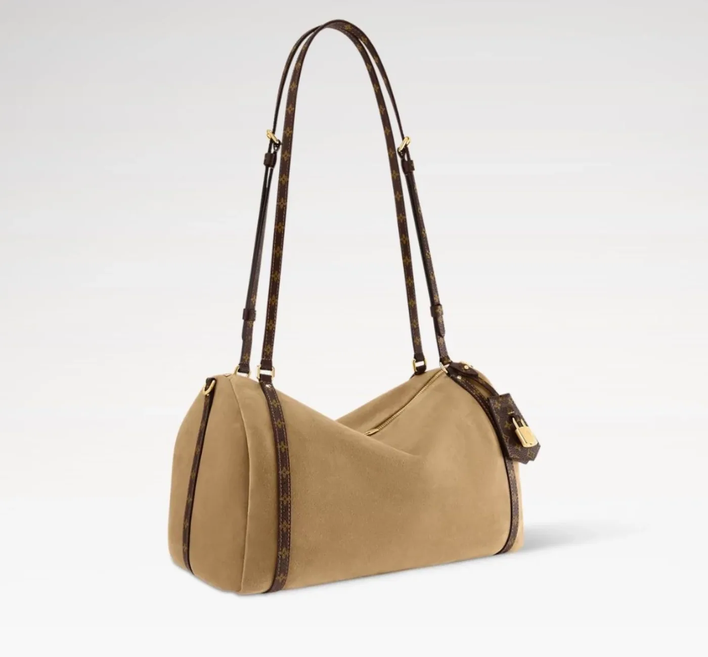 Louis Vuitton Express MM Shoulder Bag in Hazelnut Gold Hardware