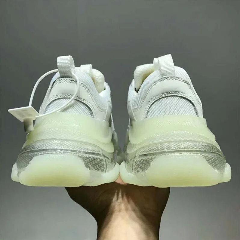 Balenciaga Shoes Triple S Clear Sole Trainers for Unisex in White
