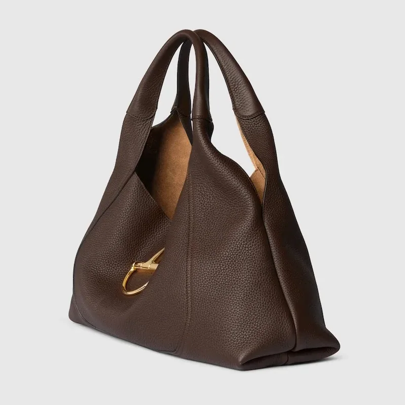 Gucci Softbit Maxi Shoulder Bag Dark Brown / Gucci Softbit Maxi Shoulder Bag Dark Brown /