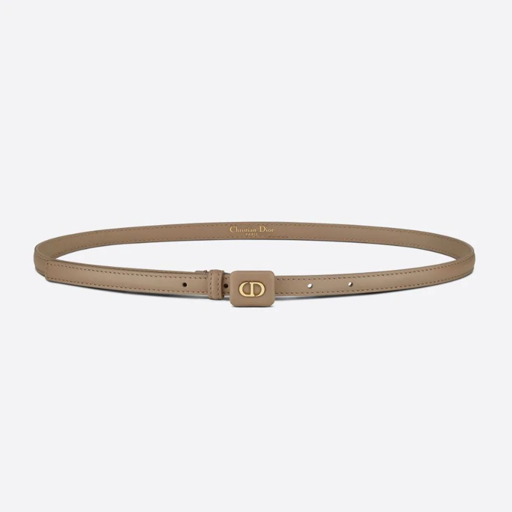 Dior Bobby Belt Warm Taupe Smooth Calfskin 12 MM for Women Dior Bobby Belt Warm Taupe Smooth Calfskin 12 MM for Women