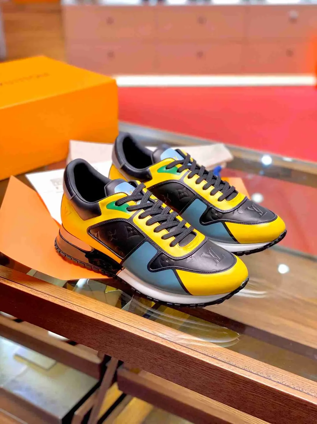 Louis Vuitton Run Away Sneaker Yellow