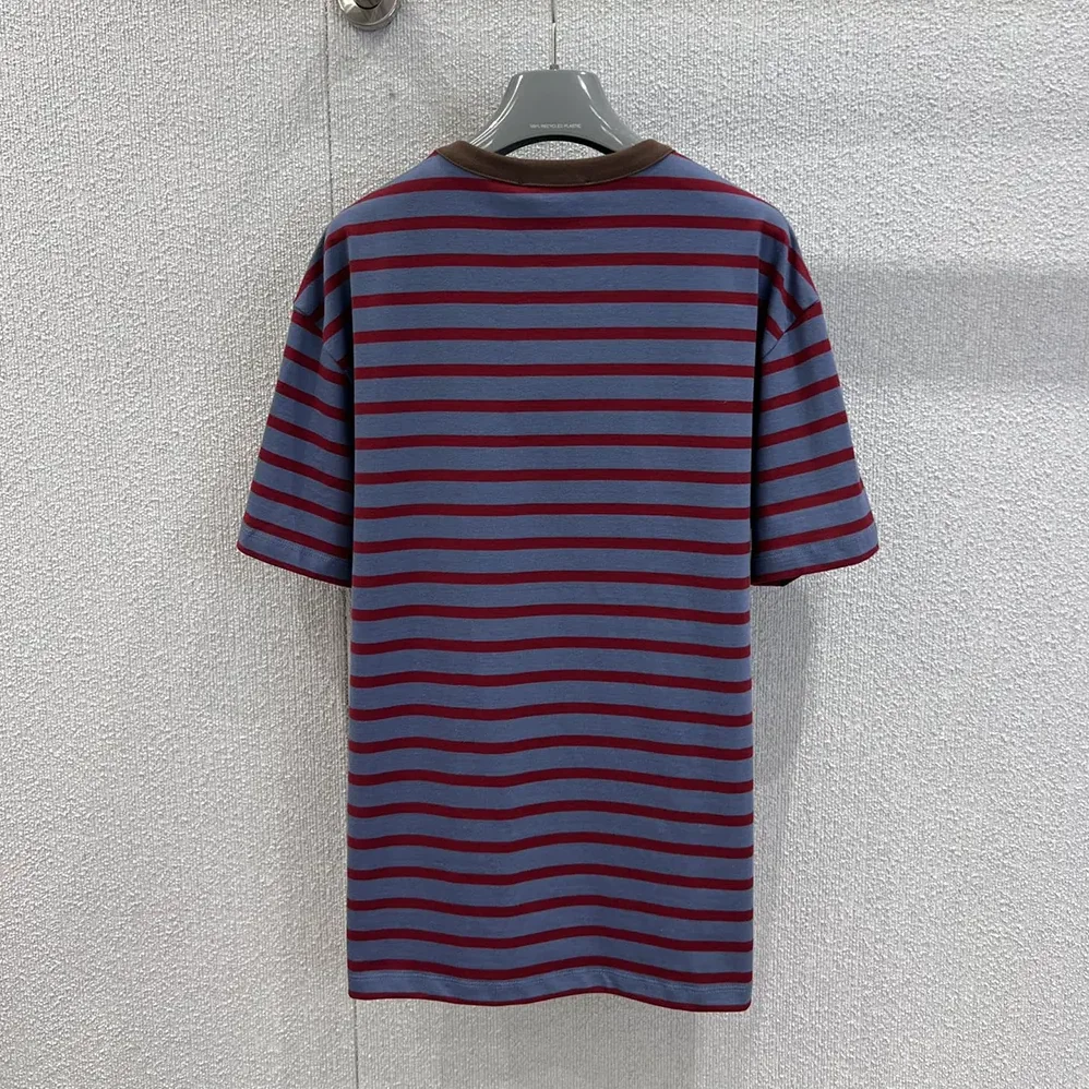 Prada Oversized Striped Jersey T for Women in Shirt Prada Oversized Striped Jersey T for Women in Shirt