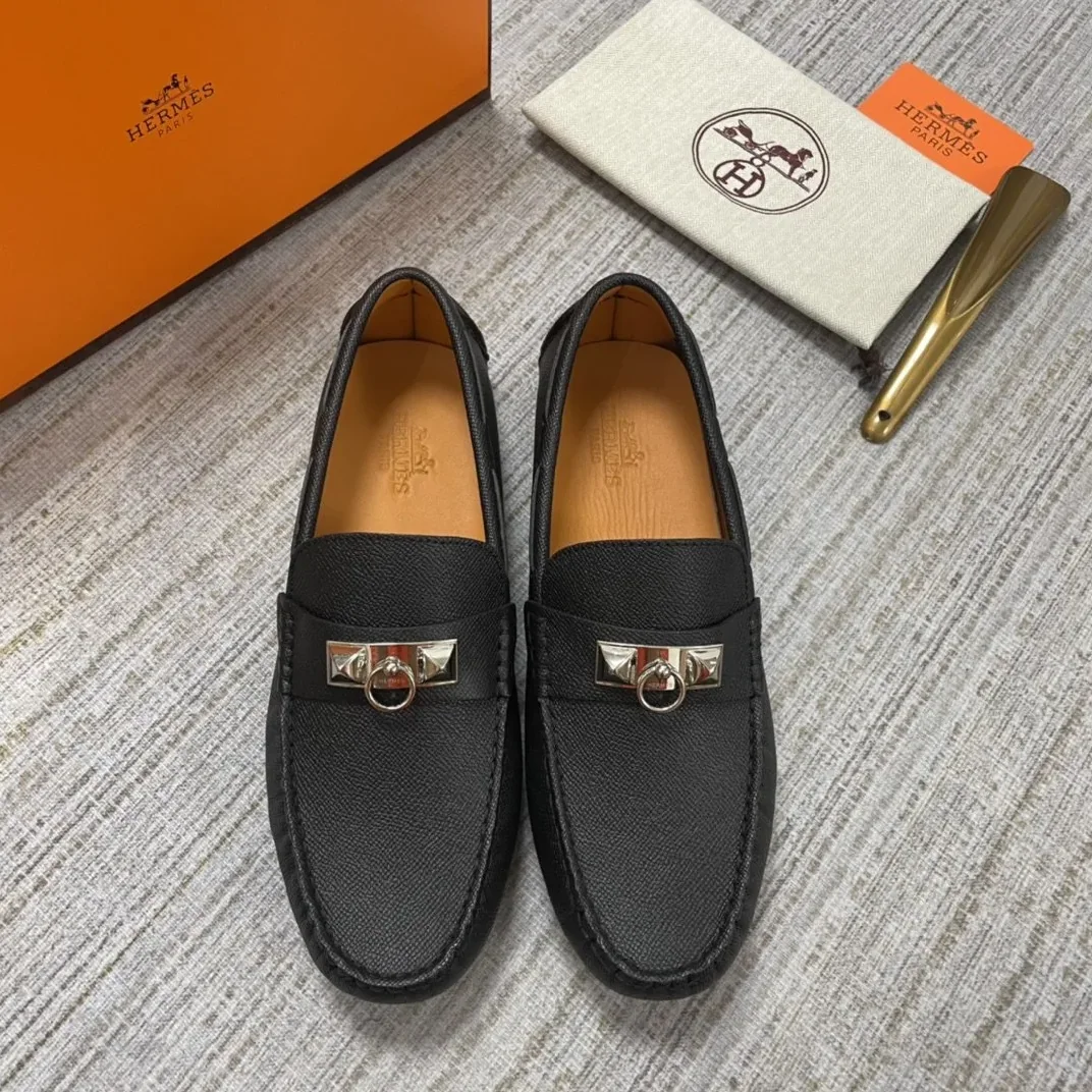 Hermes Irving Loafer Black Hermes Irving Loafer Black