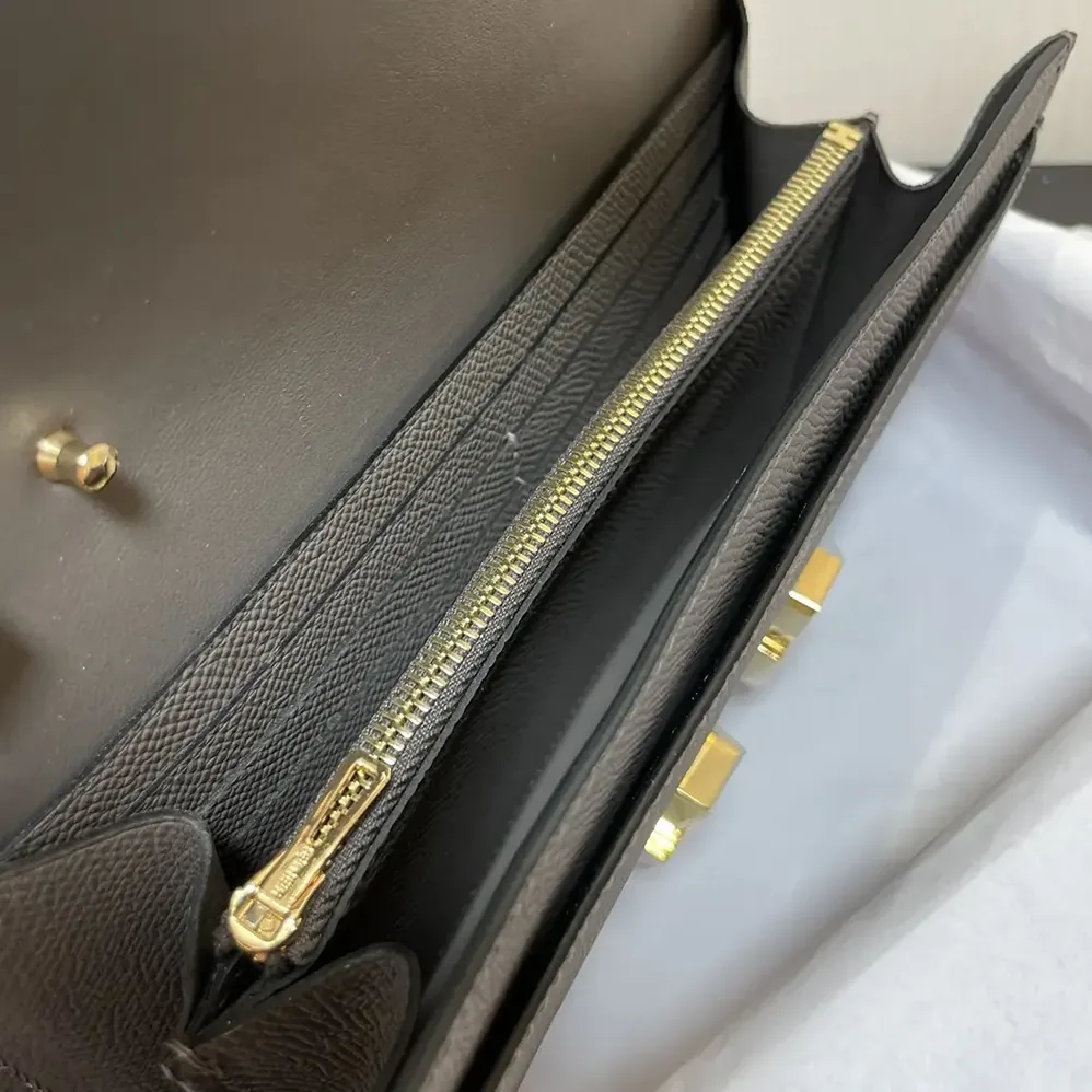 Hermes Constance Long To Go in Epsom Leather for Women in Grey/Gold Hermes Constance Long To Go in Epsom Leather for Women in Grey/Gold