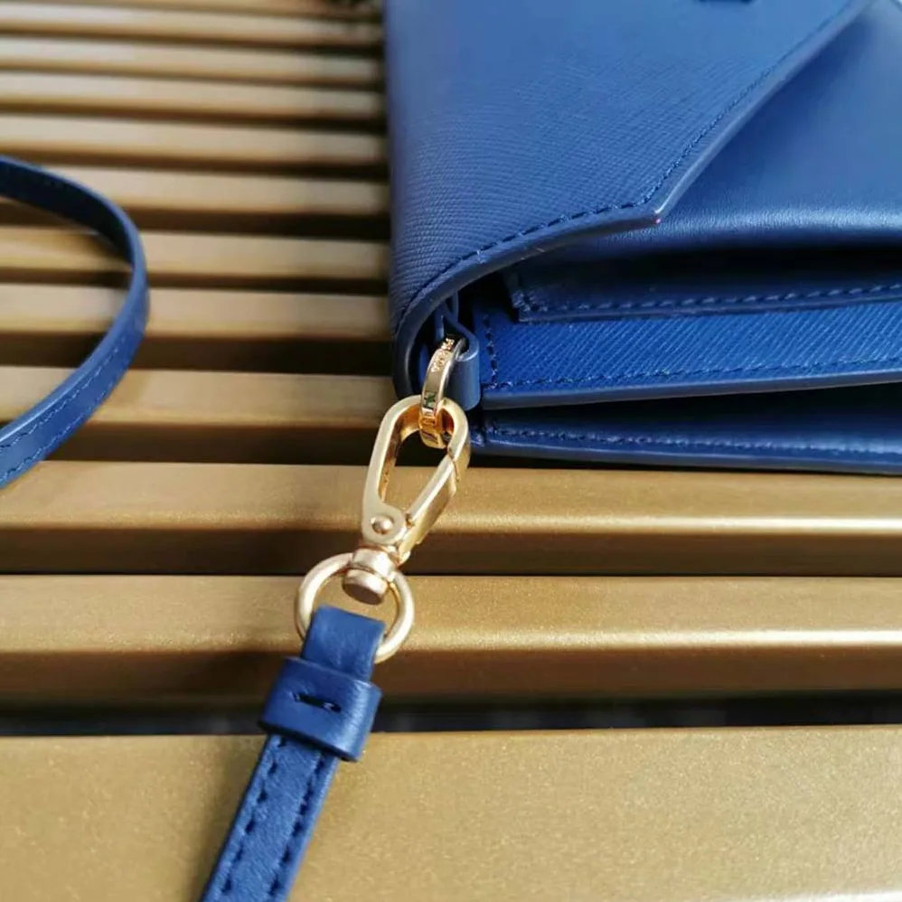 Prada Ladies Saffiano Leather Mini Bag in Navy
