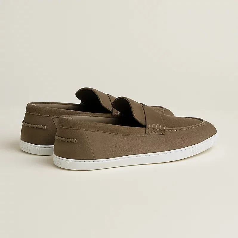 Hermes Job Loafers Etoupe Hermes Job Loafers Etoupe