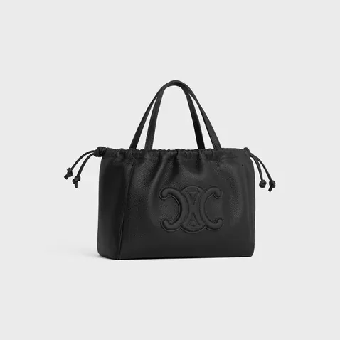 Celine Cuir Triomphe Black Bag .38NO- / 9 Inches