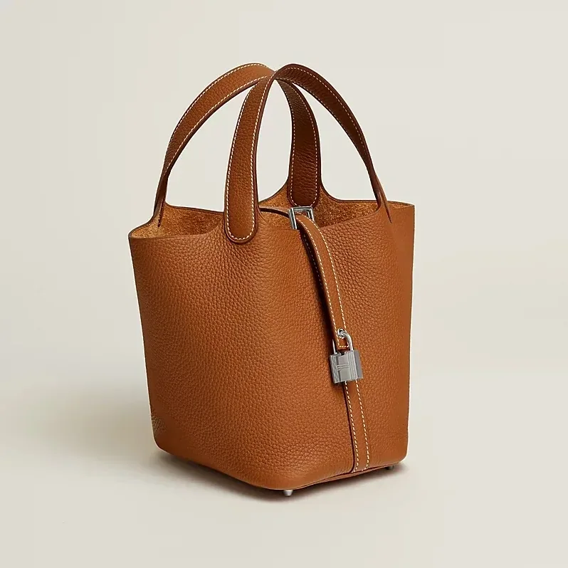 Hermes Picotin Lock 18 Bag Fauve /