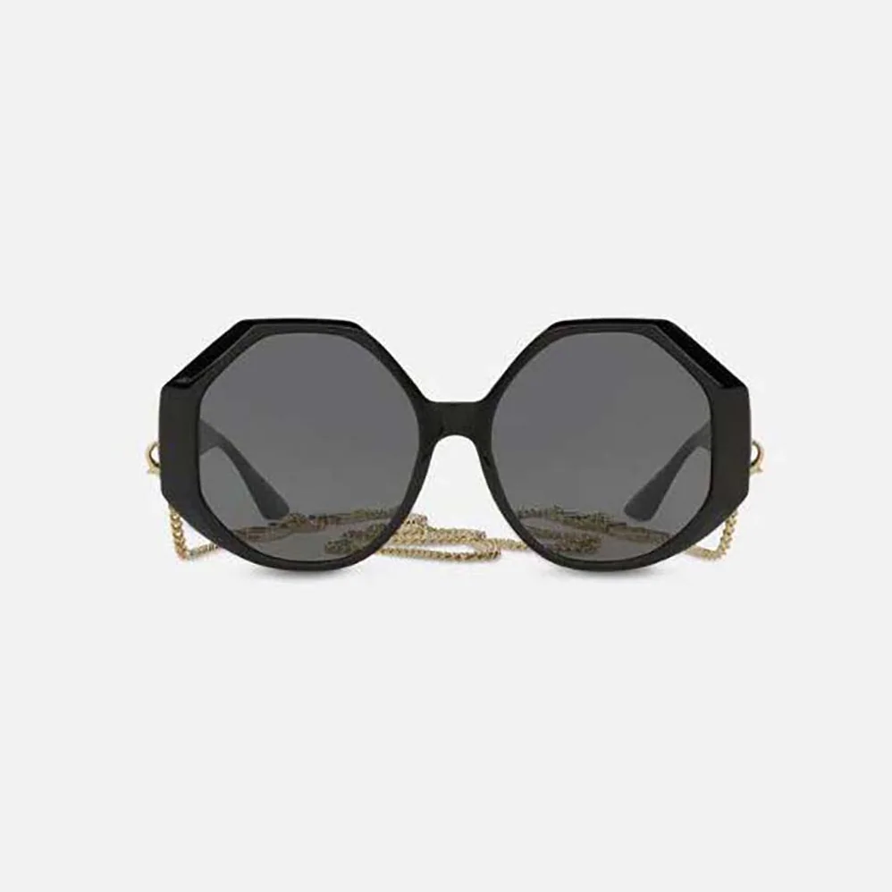 Versace Greca Sunglasses for Women in Black Versace Greca Sunglasses for Women in Black