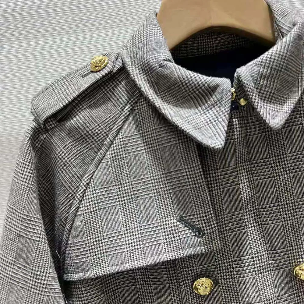 Celine Bomber Jacket in Prince of Wales Flannel for Women Celine Bomber Jacket in Prince of Wales Flannel for Women