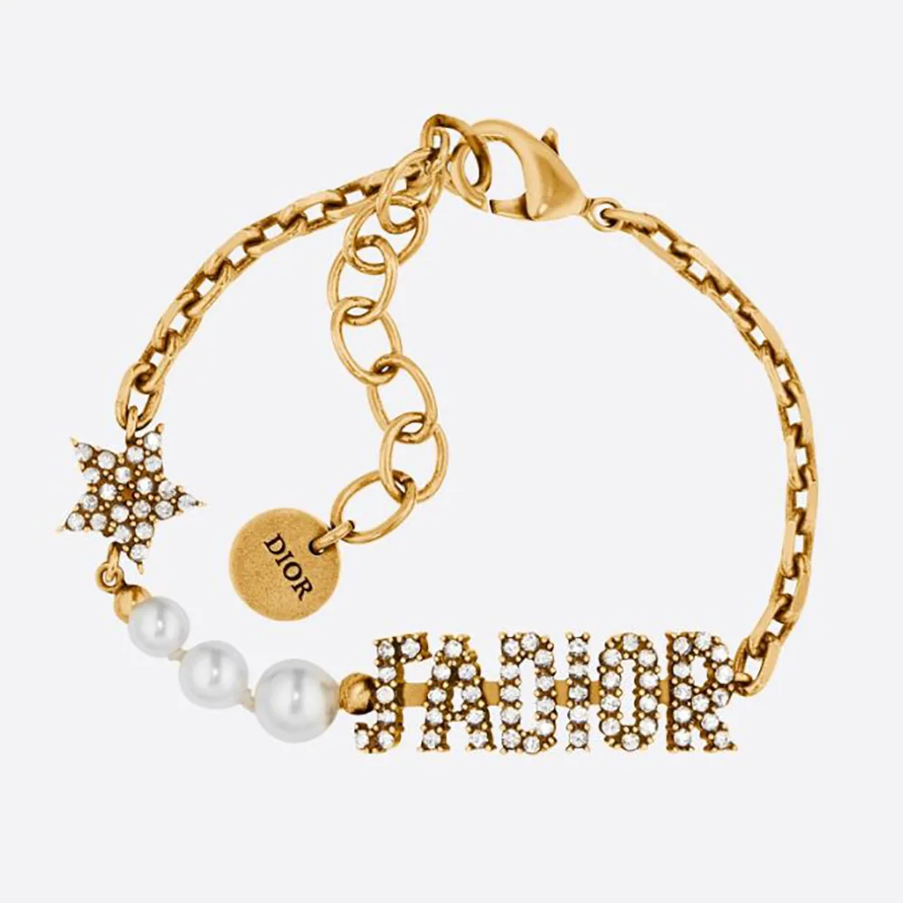 Dior J'Adior Bracelet Antique Gold for Women in Finish Metal Dior J'Adior Bracelet Antique Gold for Women in Finish Metal