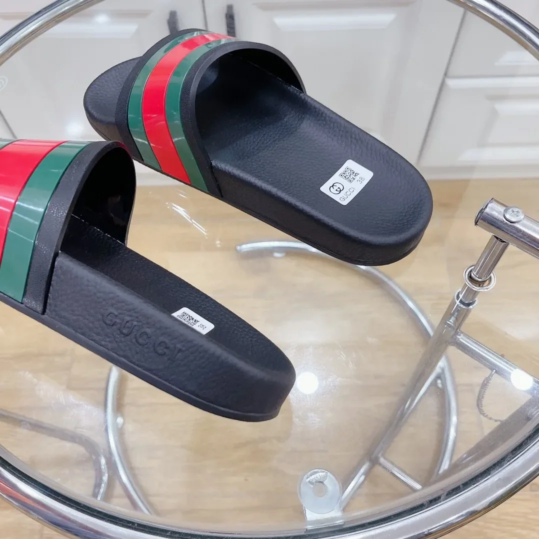 Gucci Slide Sandal With Web Black for Women Gucci Slide Sandal With Web Black for Women
