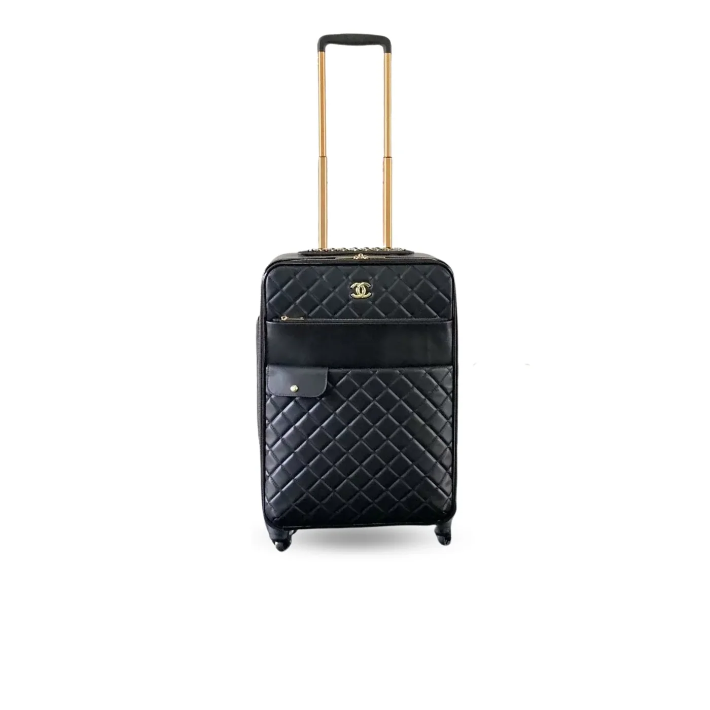 Chanel Classic CC Logo Suitcase Black /