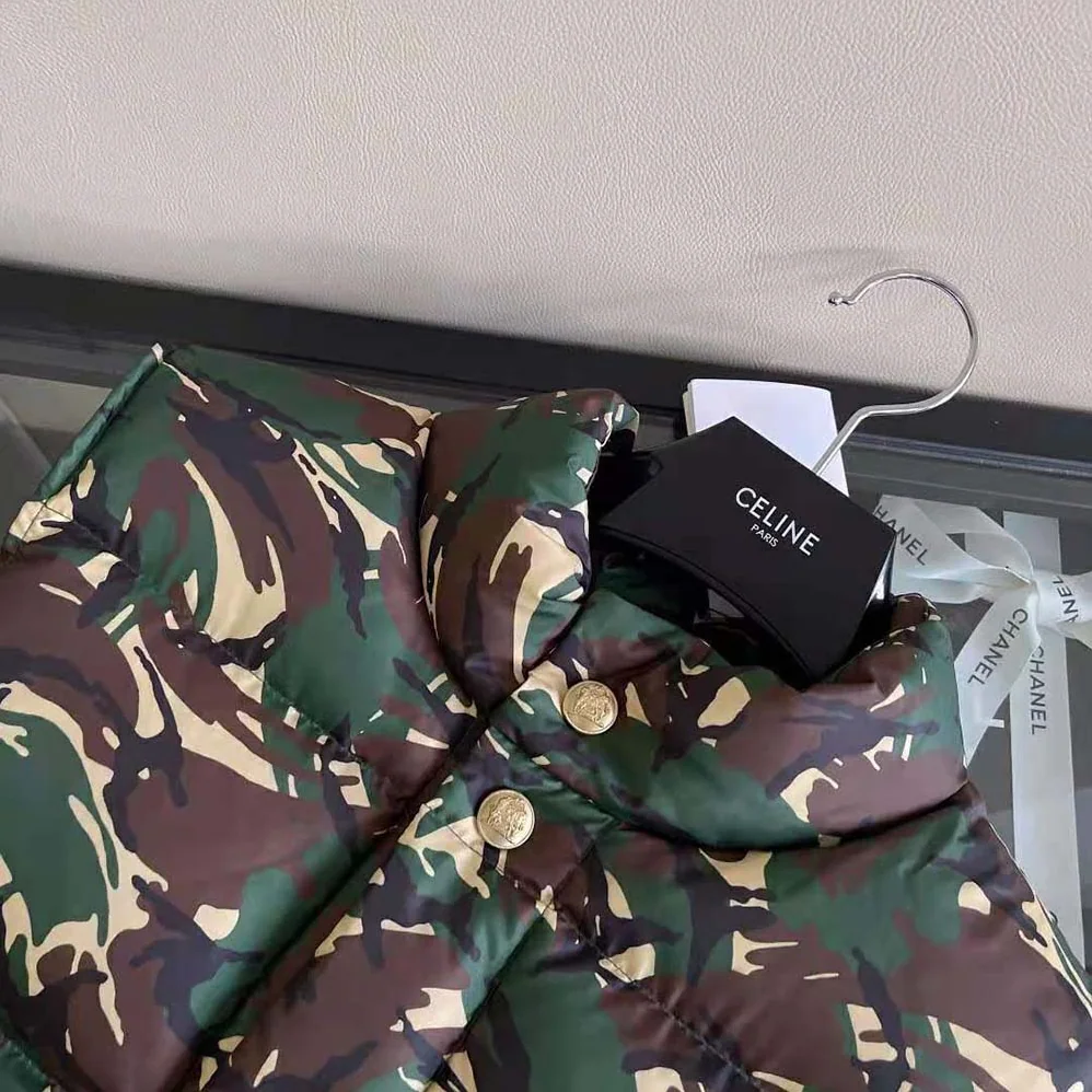 Celine Loose Jacket in Printed Nnylon for Women