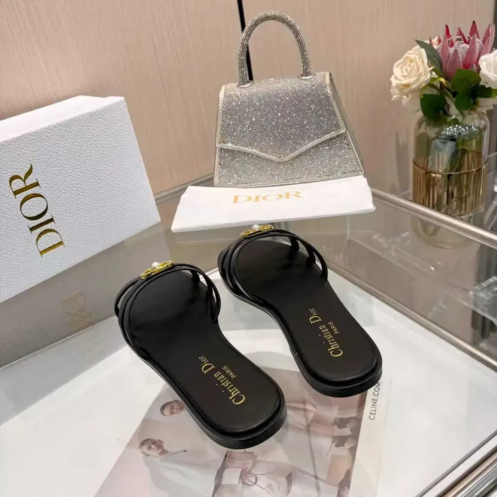 Dior 30M Slide Black Calfskin for Women Dior 30M Slide Black Calfskin for Women