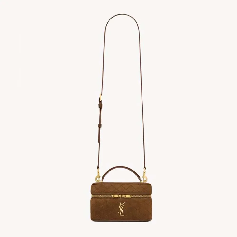 Saint Laurent YSL Gaby Vanity in Suede for Women