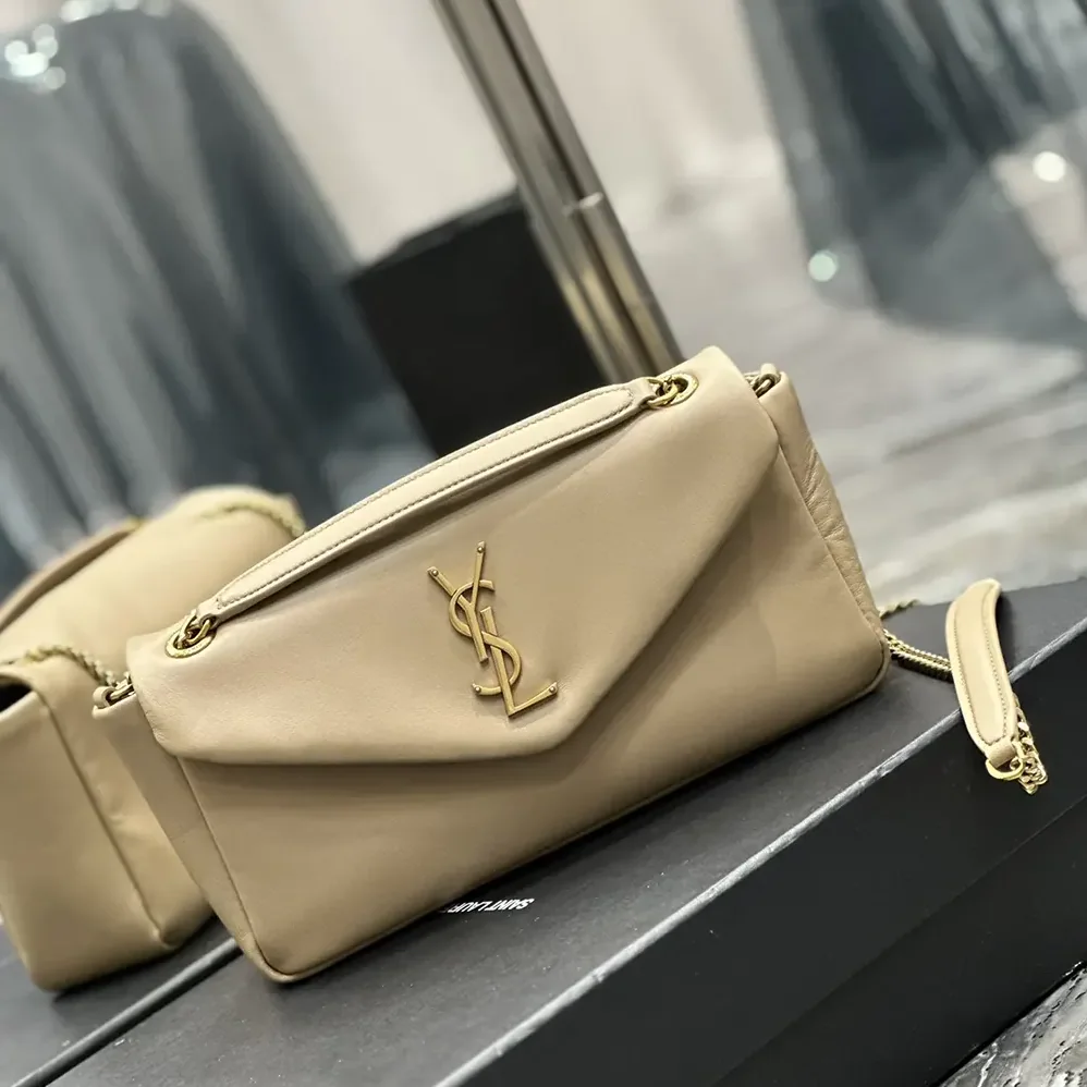 Saint Laurent YSL Calypso in Plunged Lambskin for Women