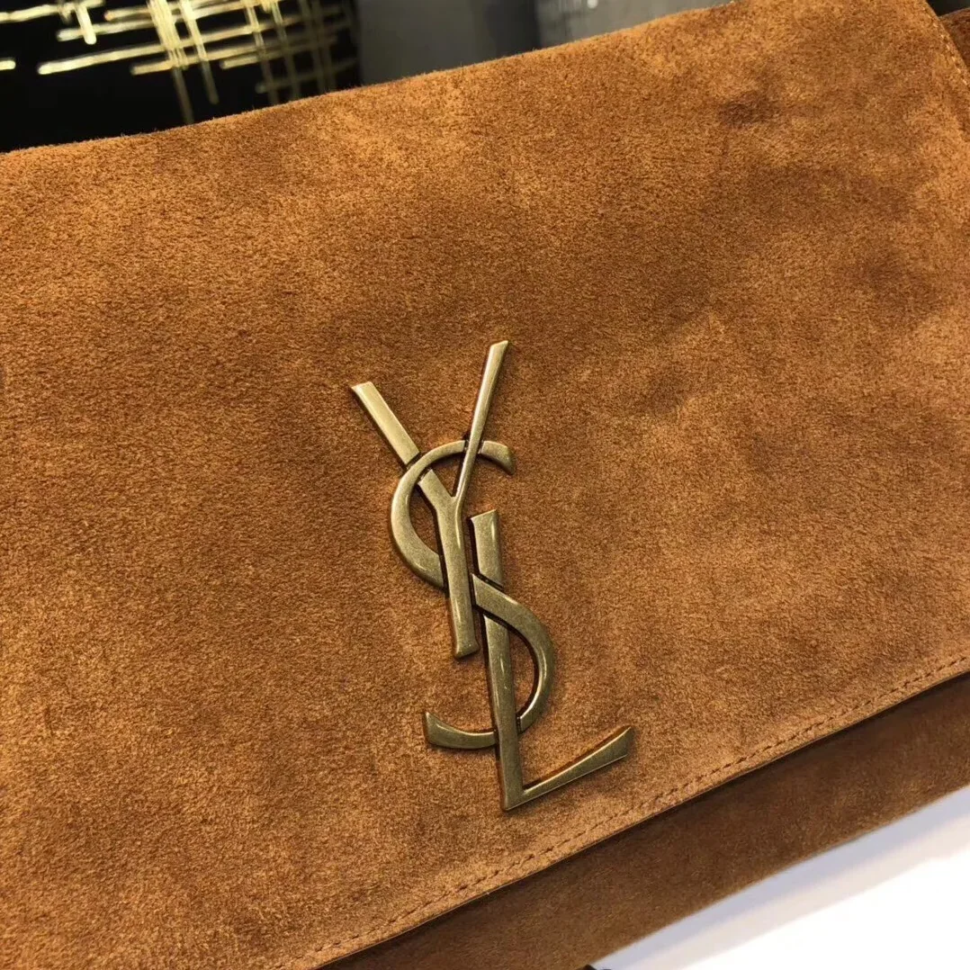 Saint Laurent Kate Medium Reversible Chain Bag Brown in YSL Saint Laurent Kate Medium Reversible Chain Bag Brown in YSL