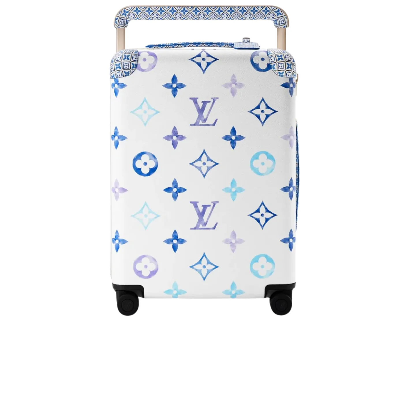Louis Vuitton Horizon 55 Suitcase in White Champagne Hardware Louis Vuitton Horizon 55 Suitcase in White Champagne Hardware