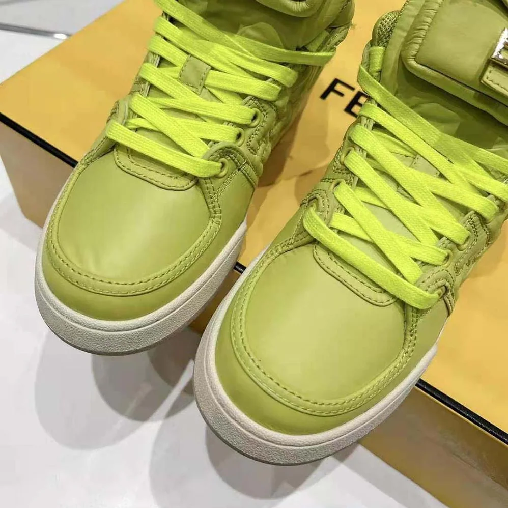 Fendi Match Acid Green Nylon High for Unisex in Tops Fendi Match Acid Green Nylon High for Unisex in Tops