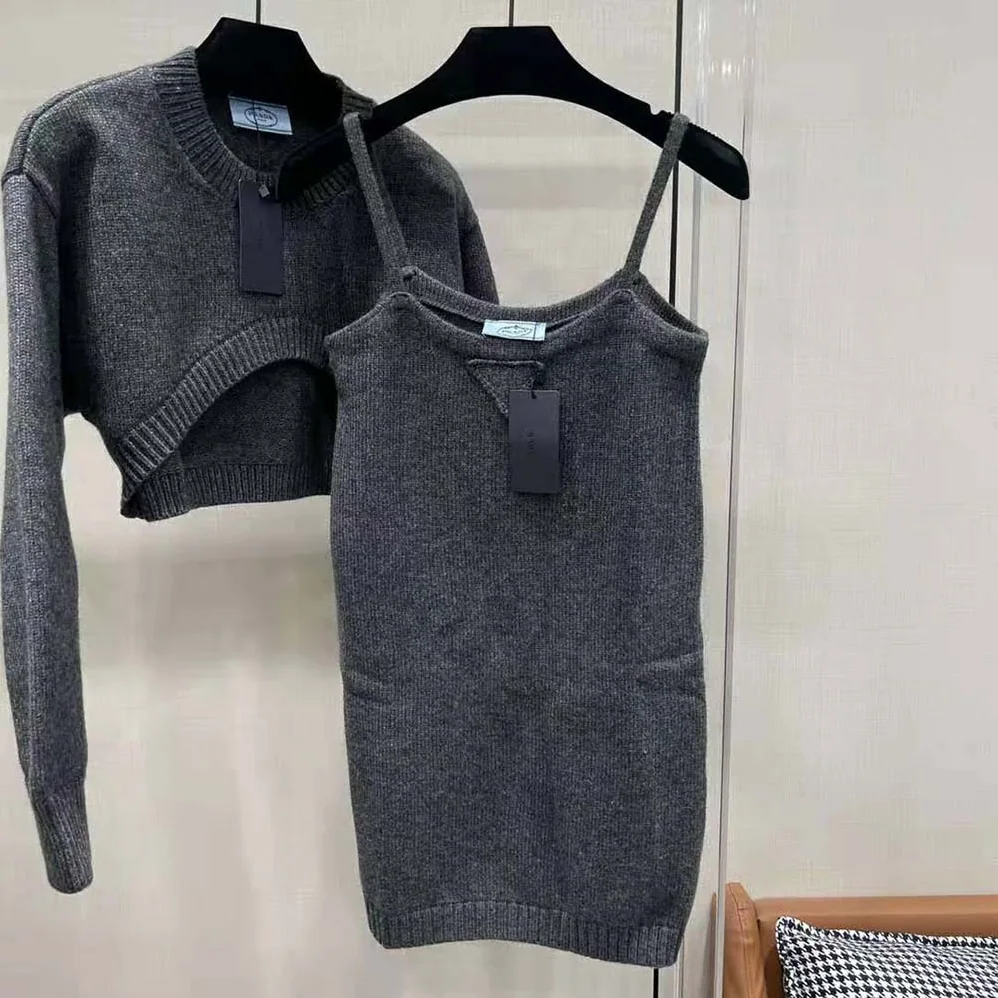 Prada Cashmere and Wool Sweater for Women in Silver