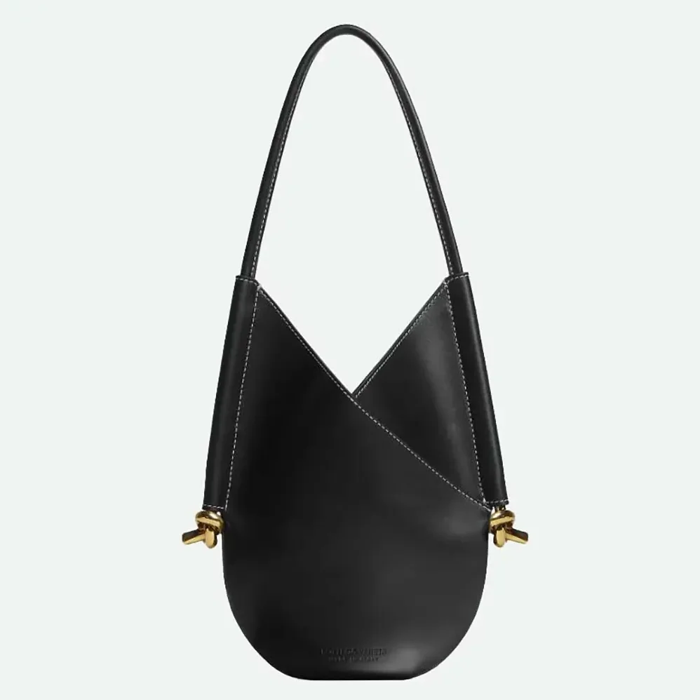 Bottega Veneta Small Solstice Shoulder Bag in Calf Leather with Signature Knot Details for Women Bottega Veneta Small Solstice Shoulder Bag in Calf Leather with Signature Knot Details for Women