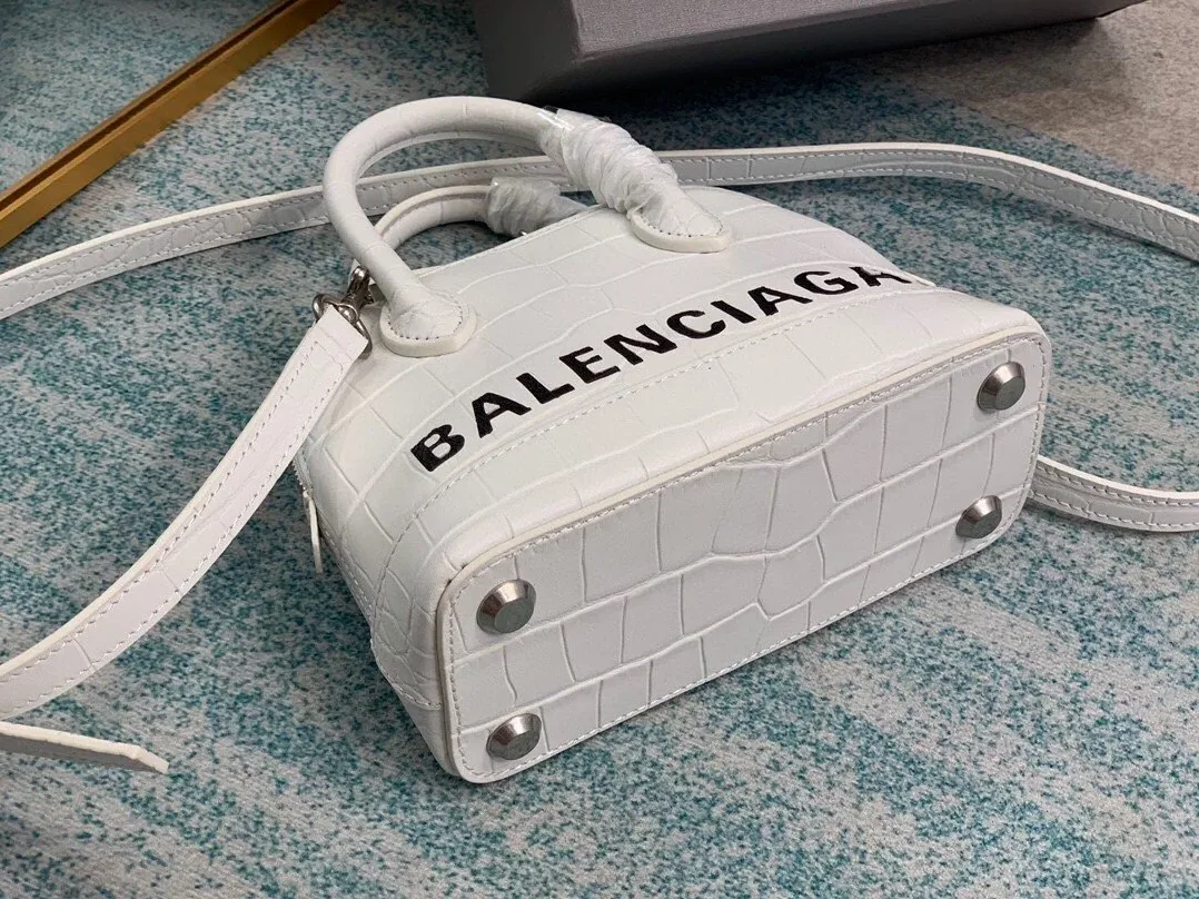 Balenciaga Ville Mini Handbag In White Balenciaga Ville Mini Handbag In White