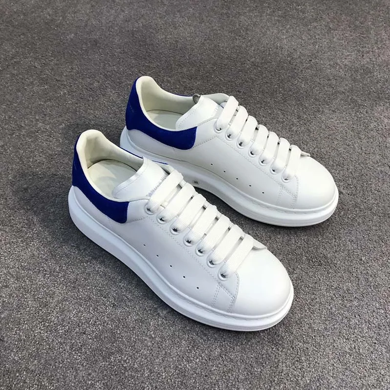 Alexander McQueen Oversized Sneaker Shoes for Women in Navy Blue Alexander McQueen Oversized Sneaker Shoes for Women in Navy Blue