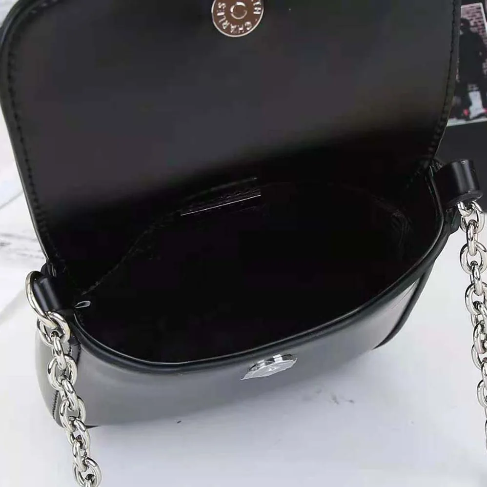 Prada Brushed Leather Mini-bag for Women in Black Prada Brushed Leather Mini-bag for Women in Black