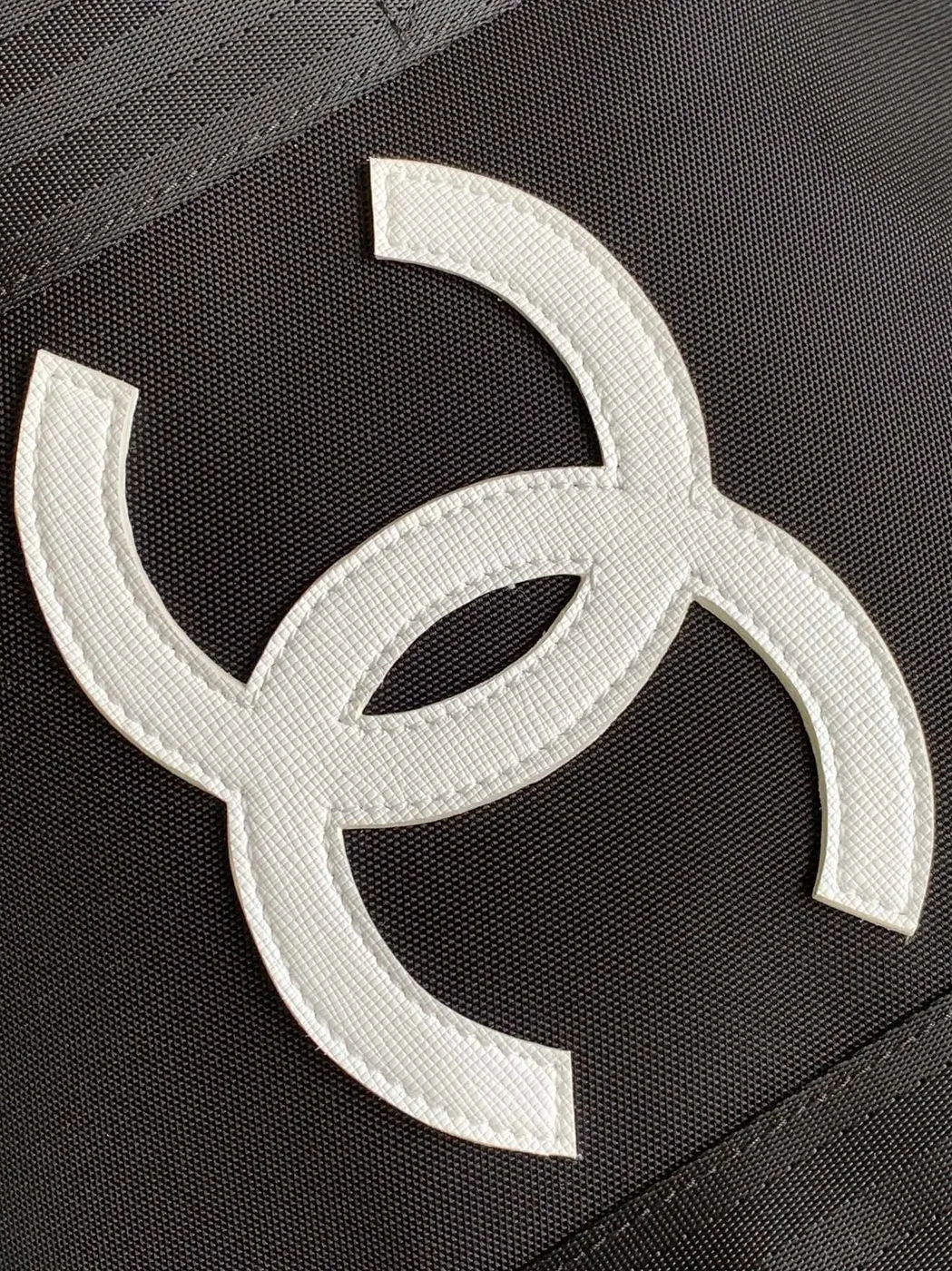 Chanel CC Logo Novelty Boston Travel Bag Black /