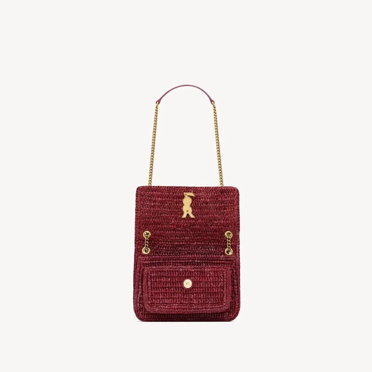 Saint Laurent Niki Mini Shoulder Bag in Raspberry Pink Gold Hardware Saint Laurent Niki Mini Shoulder Bag in Raspberry Pink Gold Hardware