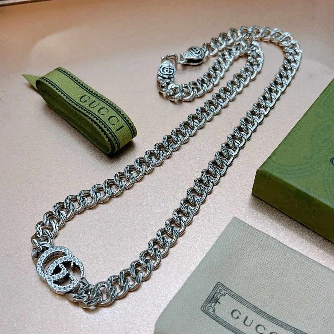 Gucci Necklace Chain Silver Gucci Necklace Chain Silver