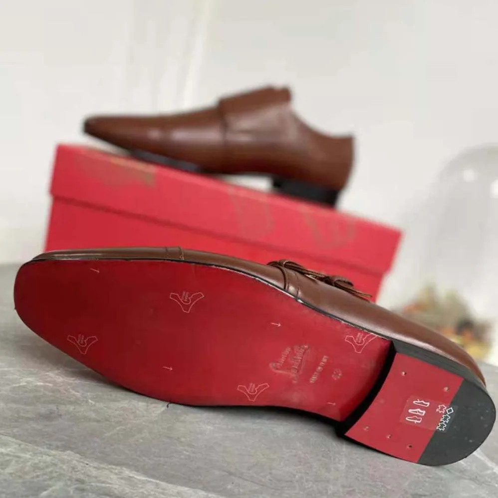 Christian Louboutin Mortimer in Calf Leather for Men in Brown Christian Louboutin Mortimer in Calf Leather for Men in Brown
