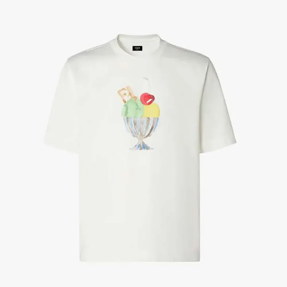 Fendi White Cotton T for Women in shirt